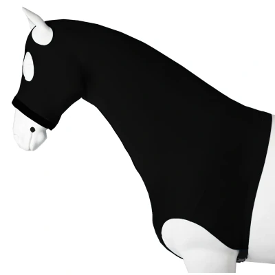 Abbildung von Horka Deckenhals Lycra mit Maske Schwarz L
