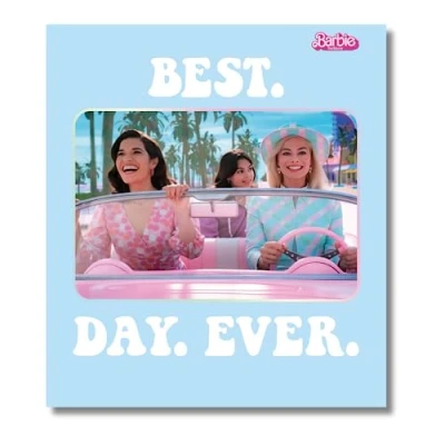 Abbildung von Danilo Promotions Limited Barbie Geburtstagskarte, offizielle Happy Birthday Karte für Mädchen, Grußkarte innen blanko, mehrfarbig, 17,8 x 15,2 cm