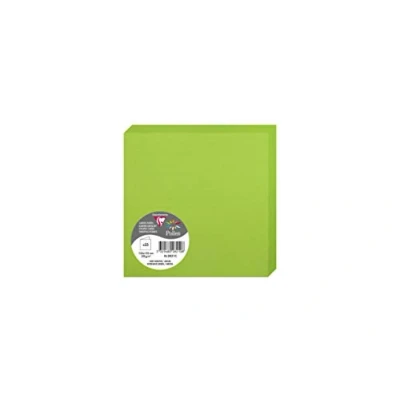 Abbildung von Clairefontaine 2821C Packung (mit 25 Doppelkarten Pollen, Gefaltet, 135 x mm) 210g, minze
