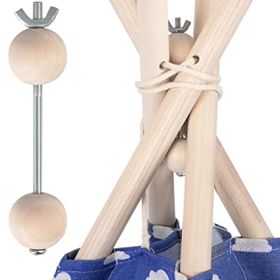 Abbildung von Nukido Tipi Zeltstabilisator 122x3 cm Tee Pee Tool Kit Kinder Stabilisator Blockiersystem für Anti Kollaps System Werkzeug