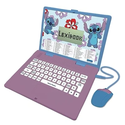 Abbildung von Lexibook Französisch Englischer Lern Laptop Disney Stitch