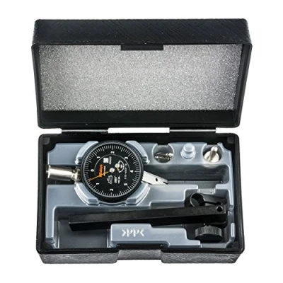 Abbildung von Mitutoyo 513 443 16T DIAL TI, FULL, TILT 0.016&quot;, 0.00004 Zoll Genauigkeit, 0.0001 Zoll, schwarz (9 Stück)