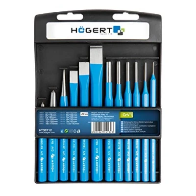 Abbildung von Hogert Technik HT3B712 Meißel + Durchtreiber Satz
