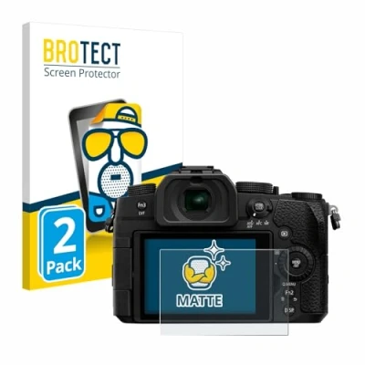 Abbildung von BROTECT Entspiegelungs Schutzfolie für Panasonic Lumix DC G91 (2 Stück) Matte Displayschutz Folie, Anti Reflex, Fingerprint