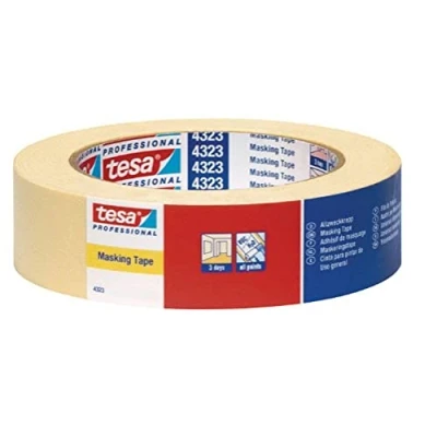 Abbildung von 60 x Tesa Allzweckabdeckband tesakrepp 4323 30mm 50m hellbeige