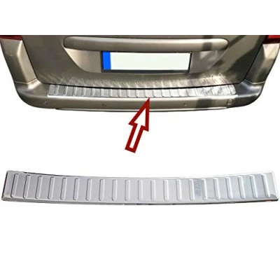 Abbildung von Recambo CT LKS 1040 LADEKANTENSCHUTZ EDELSTAHL für CITROEN BERLINGO II, PARTNER TEPEE, mit ABKANTUNG, Large