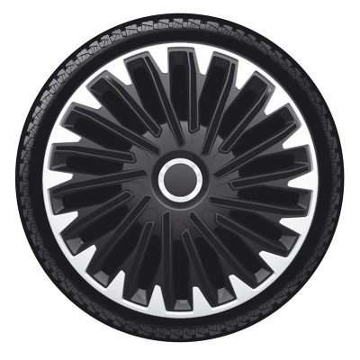 Abbildung von AutoStyle PP 5434SB Radblenden 14Zoll schwarz/silber