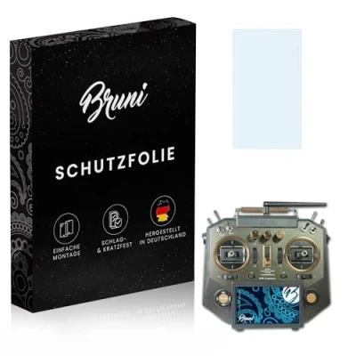 Abbildung von Bruni Schutzfolie kompatibel mit FrSky Horus X10 Express Folie, glasklare Displayschutzfolie (2X)