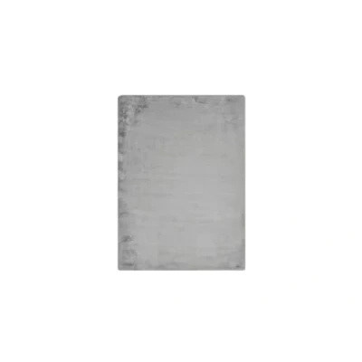 Abbildung von LUXOR living Kunstfell Coste Flauschiger Teppich Schlafzimmer ideal zur Verwendung als Bettvorleger gemütlicher Fellteppich Lammfell Imitat 80 x 150 cm Grau
