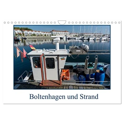 Abbildung von Boltenhagen und Strand (Wandkalender 2025 DIN A4 quer), CALVENDO Monatskalender