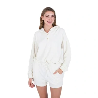 Abbildung von Hurley Trista Kapuzenpullover, Damen, Größe: Large, Whisper white