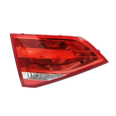 Abbildung von HELLA 2TZ 009 687 111 Rückleuchte links innerer Teil P21W, W16W 12 glasklar, Rot mit Glühlampen Lampenträger AUDI: A4 B8 Limousine