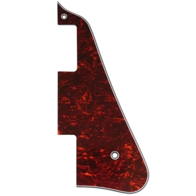 Abbildung von Musiclily Gitarren Schlagbrett Pickguard für China Made Epiphone Les Paul Standard Modern Style,4 lagig Red Tortoise