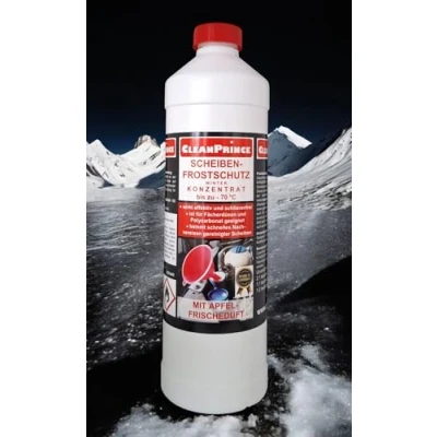 Abbildung von CleanPrince 1 Liter 1000 ml Scheibenreiniger Frostschutz Winter Konzentrat 70 Grad Winterfrostschutz Scheibenklar Scheibenwasser Frostschutzmittel