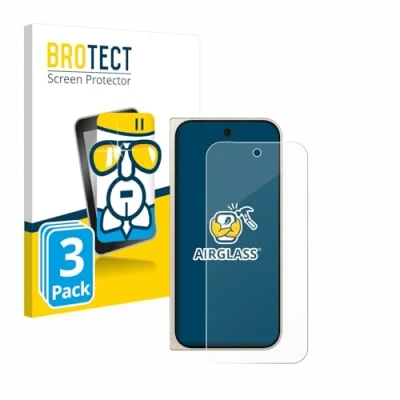 Abbildung von BROTECT Schutzglas für Google Pixel 9 Pro Fold (3 Stück) Schutzfolie Panzer Folie Glas [Extrem Kratzfest 9H, Anti Fingerprint, Ultra Transparent]