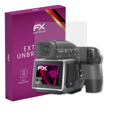 Abbildung von atFoliX Glasfolie kompatibel mit Hasselblad H6D Panzerfolie, 9H Hybrid Glass FX Schutzpanzer Folie (1er Set)