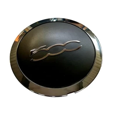 Abbildung von FIAT Radkappe Original Nabendeckel Alufelge schwarz Chrom 51884863, (1 St) Passend für viele Zollgrößen