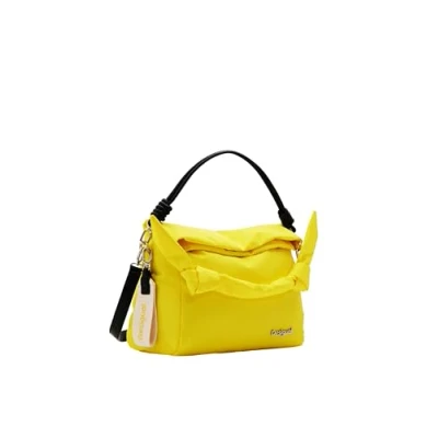 Abbildung von Desigual Multiposition Padded Handtasche, Damen, Größe: One Size, Yellow