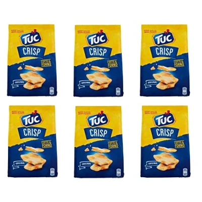 Abbildung von 6x TUC Crisp Salzgebäck Crackers Gebacken gesalzen Meersalz 100g