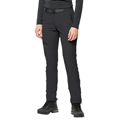 Abbildung von Jack Wolfskin Holdsteig Stoffhose, Damen, Größe: 40xS, Black