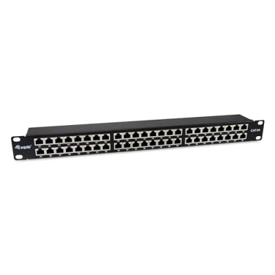 Abbildung von Equip 326626 48 Port Cat.6A geschirmtes Patchpanel, schwarz
