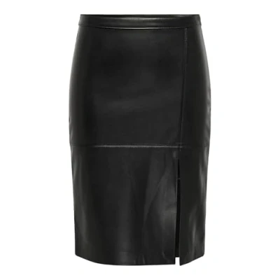 Abbildung von ONLY Onlnewoline Skirt Bleistiftrock, Damen, Größe: XS, Black