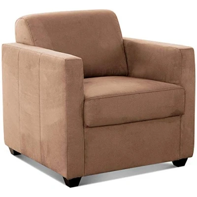 Abbildung von Cavadore Sessel Camerus mit Federkern / Polstersessel im trendigem Design 78 x 80 83 Mikrofaser: macciato