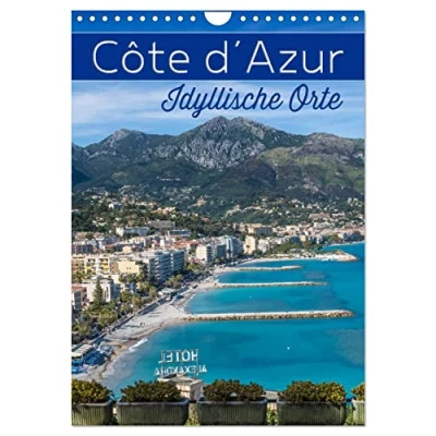 Abbildung von CÔTE D’AZUR Idyllische Orte (Wandkalender 2025 DIN A4 hoch), CALVENDO Monatskalender