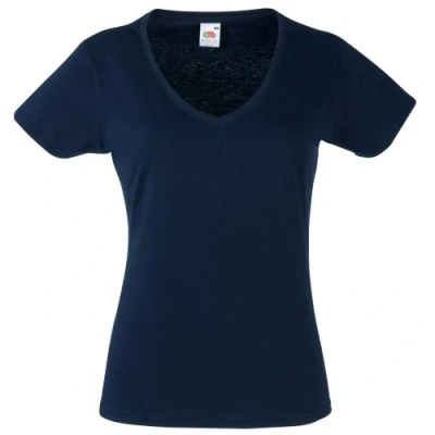 Abbildung von Fruit of the Loom Valueweight T Lady Fit, Farbe:Navy, Größe:2XL