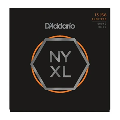 Abbildung von D&#039;Addario E Gitarren Saiten Gitarrensaiten Gitarre Premium DER BELIEBTESTEN SAITENMARKE NYXL1356W &quot;NY&quot; Stahl Medium (13 56) umwickelte G Saite