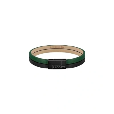 Abbildung von Lacoste Traveler Armband, Herren, Größe: One Size, Schwarz / grün