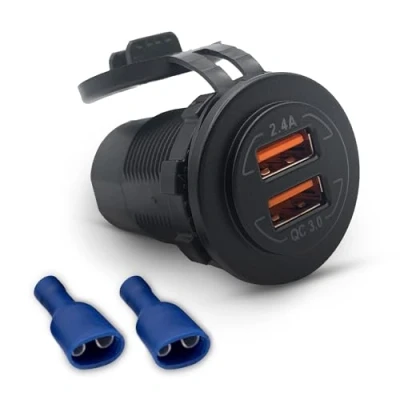 Abbildung von Offgridtec USB Doppelsteckdose 12V/24V 5V/4,8A 3,6V/32W