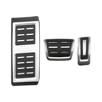 Abbildung von Bremse Pedalkappen Für Skoda Kamiq Rapid Kodiaq VW Golf 7 8 Mk7 MK8 GTI T Kreuz ROC Jetta 2012 2022 LHD Auto Pedale Pedale(at with Rest)