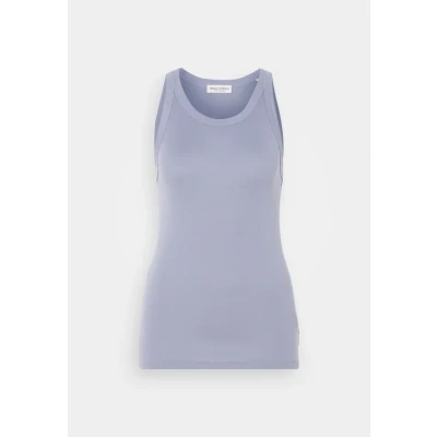 Abbildung von Marc O&#039;Polo Damen Tanktop aus Bio Baumwolle mit Rundhalsausschnitt, Blau (Nordic Sea), XS