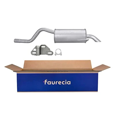 Abbildung von HELLA 8LD 366 034 561 Endschalldämpfer hinten mit Anbauteilen RENAULT: CLIO 2, 2 Kasten