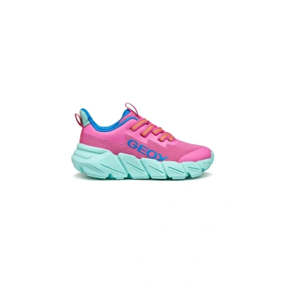 Abbildung von Geox Flexyper FAST GIRL Sneaker low für Kinder, Größe: 29, Pink/yellow Schuhe