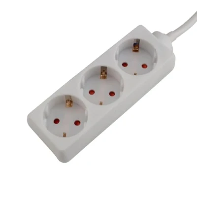 Abbildung von UNITEC 3 fach Tischsteckdose Steckdose Steckdosenleiste,1.4m, weiß