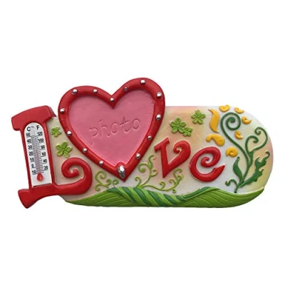 Abbildung von Kühlschrankmagnet mit Cartoon Liebes Buchstaben, 3D Reiseaufkleber, Souvenirs Kollektion, Kunstharz, Heim und Küchendekoration, Thermometer, dekorativer aus China (Love)