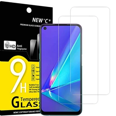 Abbildung von NEW&#039;C 2 Stück, Panzer Schutz Glas für Oppo A72, Frei von Kratzern, 9H Härte, HD Displayschutzfolie, 0.33mm Ultra klar, Ultrabeständig