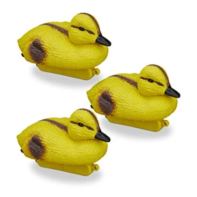 Abbildung von relaxdays Gartenfigur Teichente Küken 3er Set