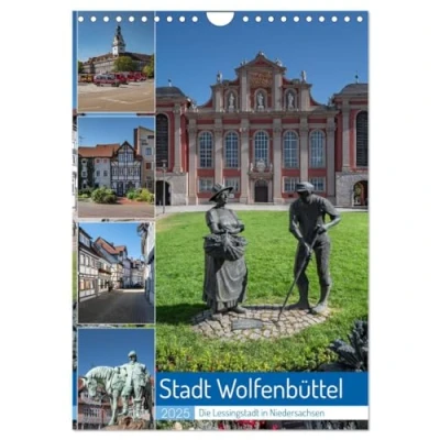 Abbildung von Stadt Wolfenbüttel (Wandkalender 2025 DIN A4 hoch), CALVENDO Monatskalender