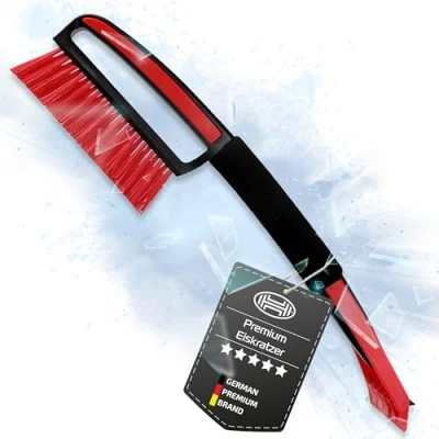 Abbildung von HEYNER® Auto Eiskratzer mit Schneebesen Eisschaber und Besen ergonomischen Softgriff