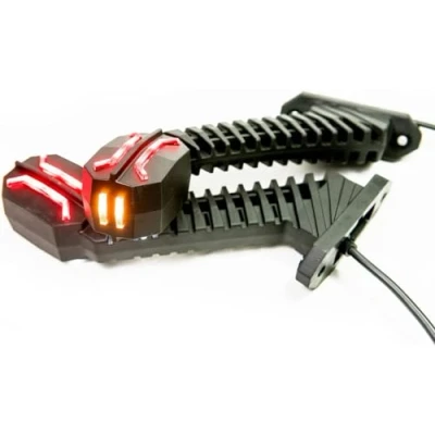 Abbildung von 2 x LED Gummi Begrenzungsleuchte Seitenleuchte 12V 24V mit E Prüfzeichen Positionsleuchte Auto LKW PKW Wohnwagen KFZ Lampe Leuchte Licht Weiß Rot Orange