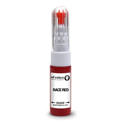 Abbildung von SD COLORS Race Red Kompatibel mit Ford Lackstift Reparatur Set, 20 ML, zum Reparieren von Kratzern und Pinseln (nur lackieren)