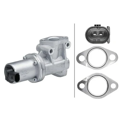 Abbildung von HELLA 6NU 014 864 561 AGR Ventil elektrisch mit Dichtringen HYUNDAI: i30 I Schrägheck, Kombi, KIA: cee‘d Schrägheck