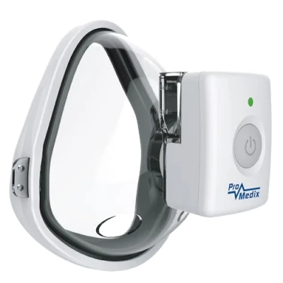 Abbildung von Promedix Inhalationsgerät PR 840, Mesh Inhalator Vernebler Tragbar USB C