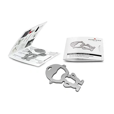 Abbildung von Geschenkartikel: ROMINOX Key Tool // Little Genius,13 Funktionen, Keytool Schlüsselanhänger, Edelstahl Multitool inkl. Funktionsbeschreibung, Multifunktionswerkzeug, auf Reisen oder im Urlaub