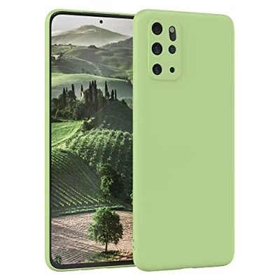 Abbildung von EAZY Case Silikonhülle für Samsung Galaxy S20 Plus / 5G Hülle Silikon Grün weich stoßfeste Handyhülle S20+ Schutzhülle mit Kameraschutz Dünn Premium Schutz Cover TPU Bumper Pastellgrün