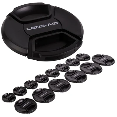 Abbildung von Lens Aid Objektivdeckel Ersatz (37mm 105mm), innenliegender Schnappmechanismus