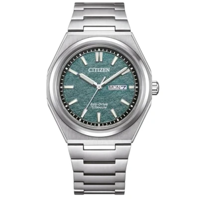 Abbildung von Citizen Solaruhr, Armbanduhr, Herrenuhr, Damenuhr,Titanarmband, Saphirglas, Datum
